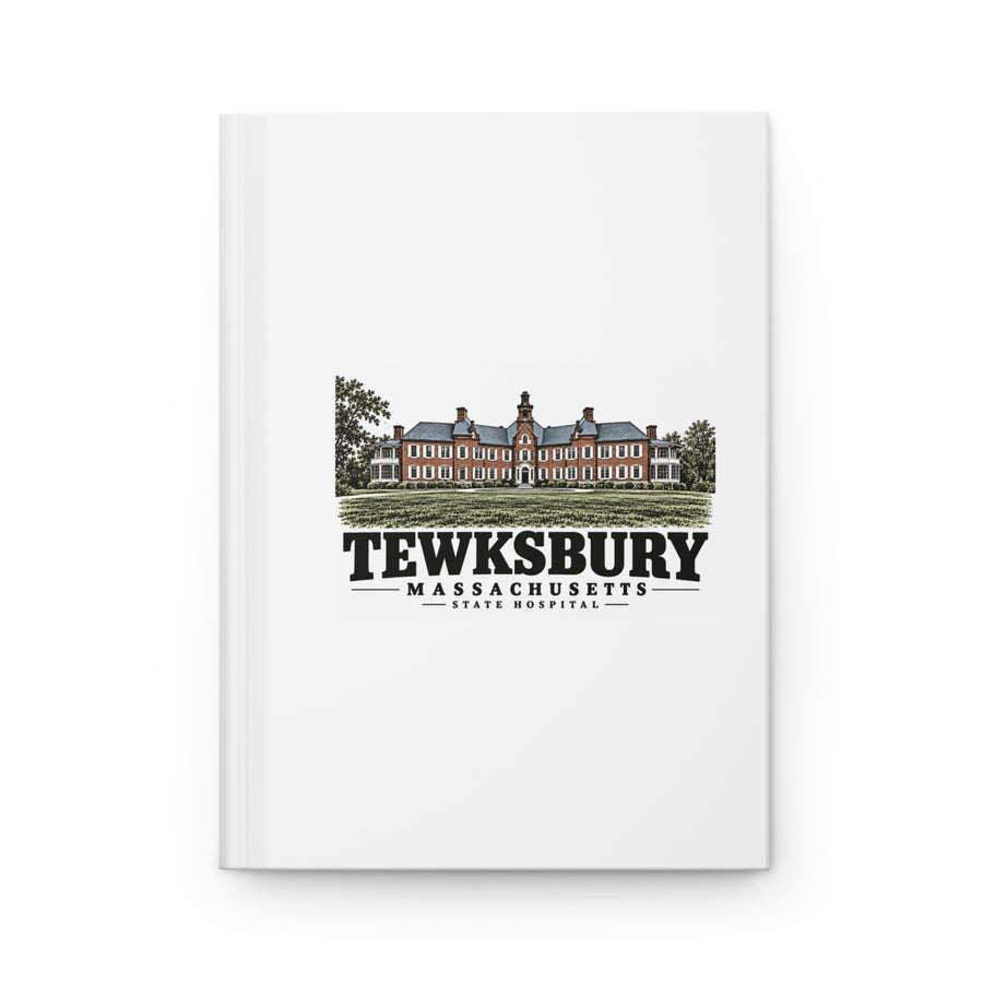 Front cover of State Hospital matte hardcover journal, Tewksbury, Massachusetts.