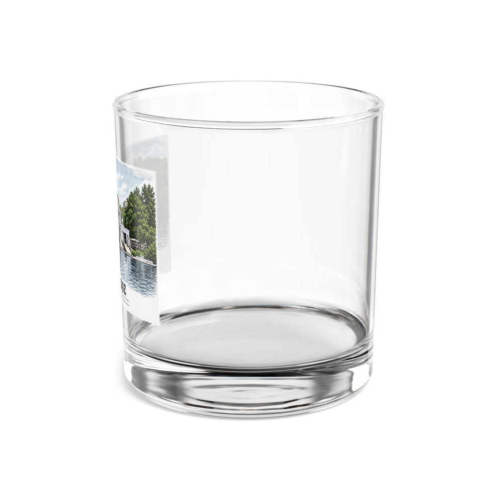 Riverside Boat Club, 769 Memorial Drive 10 oz Rocks Glass - Charles River