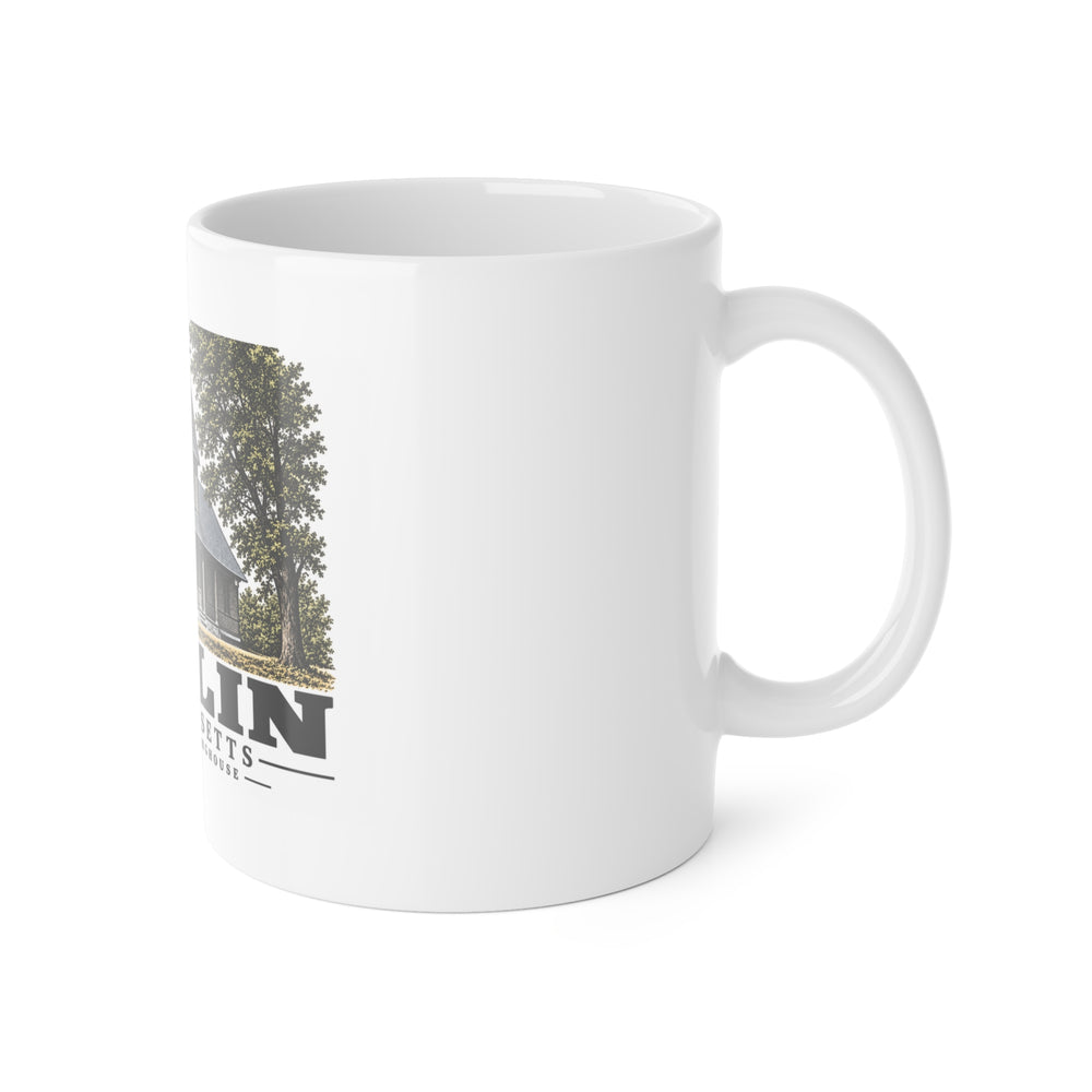 Illustrated Unitarian Meetinghouse in Berlin on ceramic mug