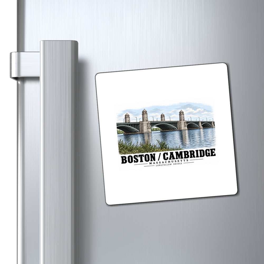 2. View of the central span of the bridge showing the four towers marking the harbor entrance - Longfellow Bridge, Spanning Charles River at Main Street, Boston, Suffolk County, MA 4 in Magnet -...