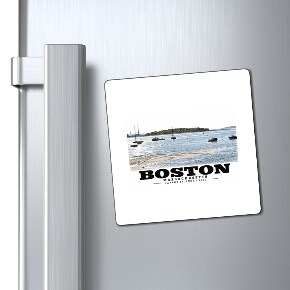Boston Harbor Islands from Morrissey Boulevard - Toward Thompsons Island 4 in Magnet - Boston Harbor
