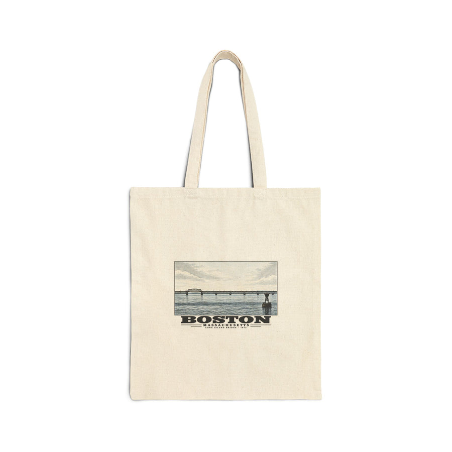 Long Island Natural Heavy Canvas Tote - Boston Harbor