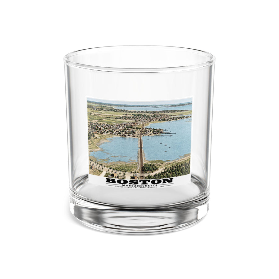 Boston. Chelsea and Revere 10 oz Rocks Glass - Boston Harbor