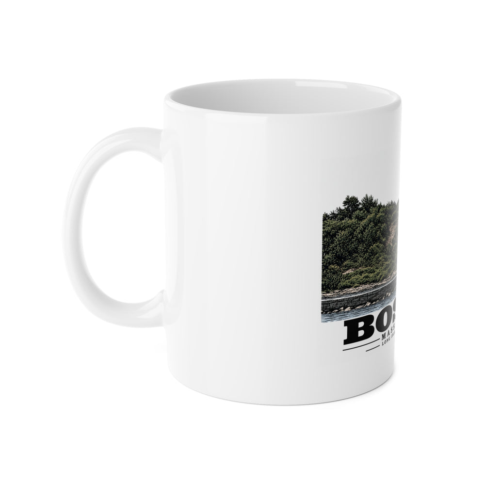 Long Island Lighthouse 11 oz White Ceramic Mug - Boston Harbor