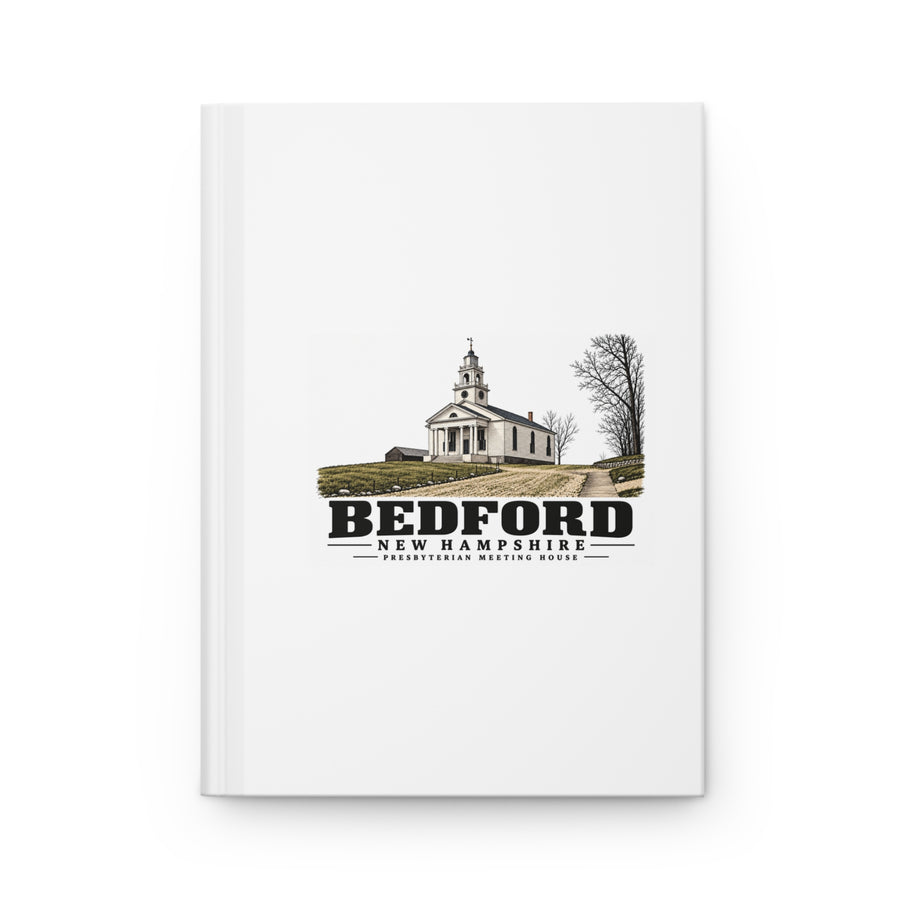 Bedford Presbyterian Meeting-House Matte Hardcover Journal - Merrimack Valley Goods