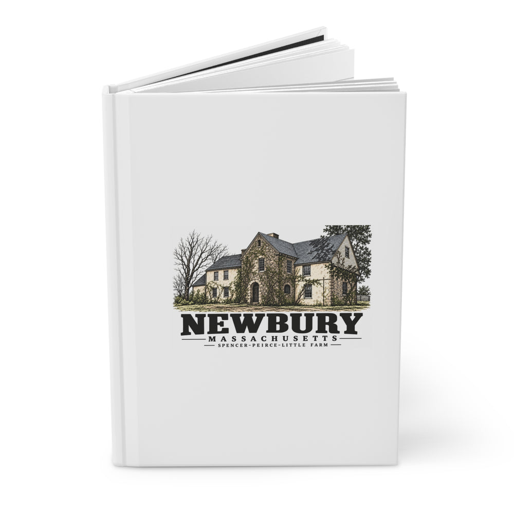 Newbury Spencer–Peirce–Little Farm manor house Matte Hardcover Journal - Merrimack Valley Goods