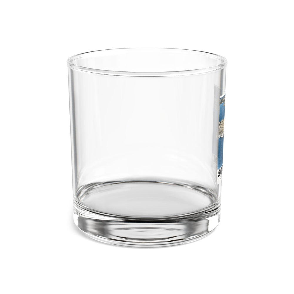 U.S. Naval Air Station, Squantum, MA 10 oz Rocks Glass - Boston Harbor