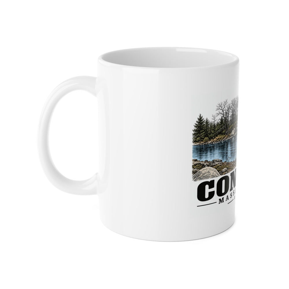 Illustrated Egg Rock in Concord on ceramic mug