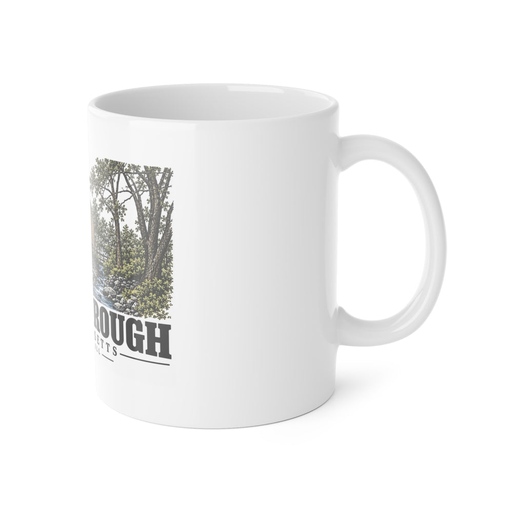 NORTHBOROUGH Brigham Mill 11 oz White Ceramic Mug - Assabet Valley Goods