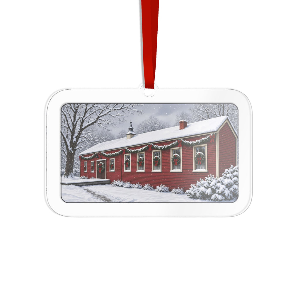 Little Red Shop — Hopedale, MA Christmas Ornament