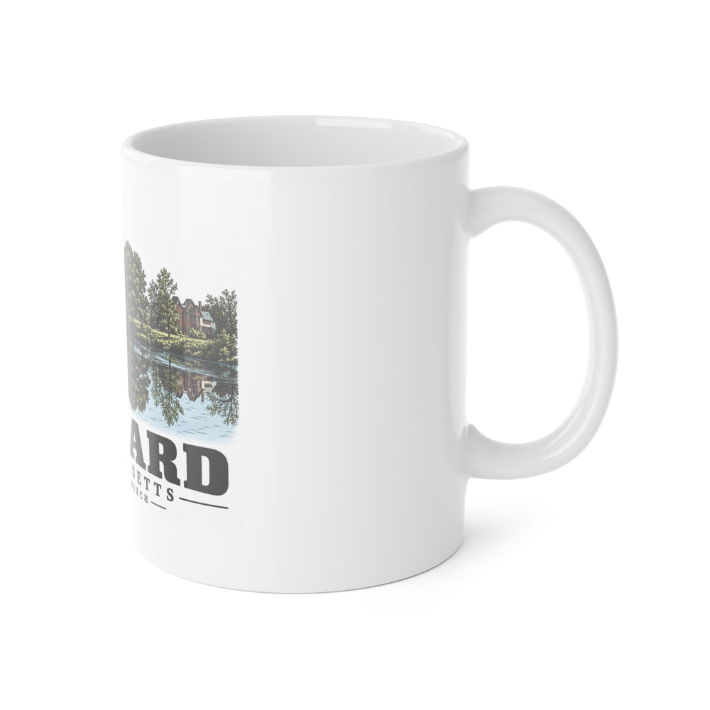 Maynard St. Bridget Church 11 oz White Ceramic Mug — Assabet Valley Goods