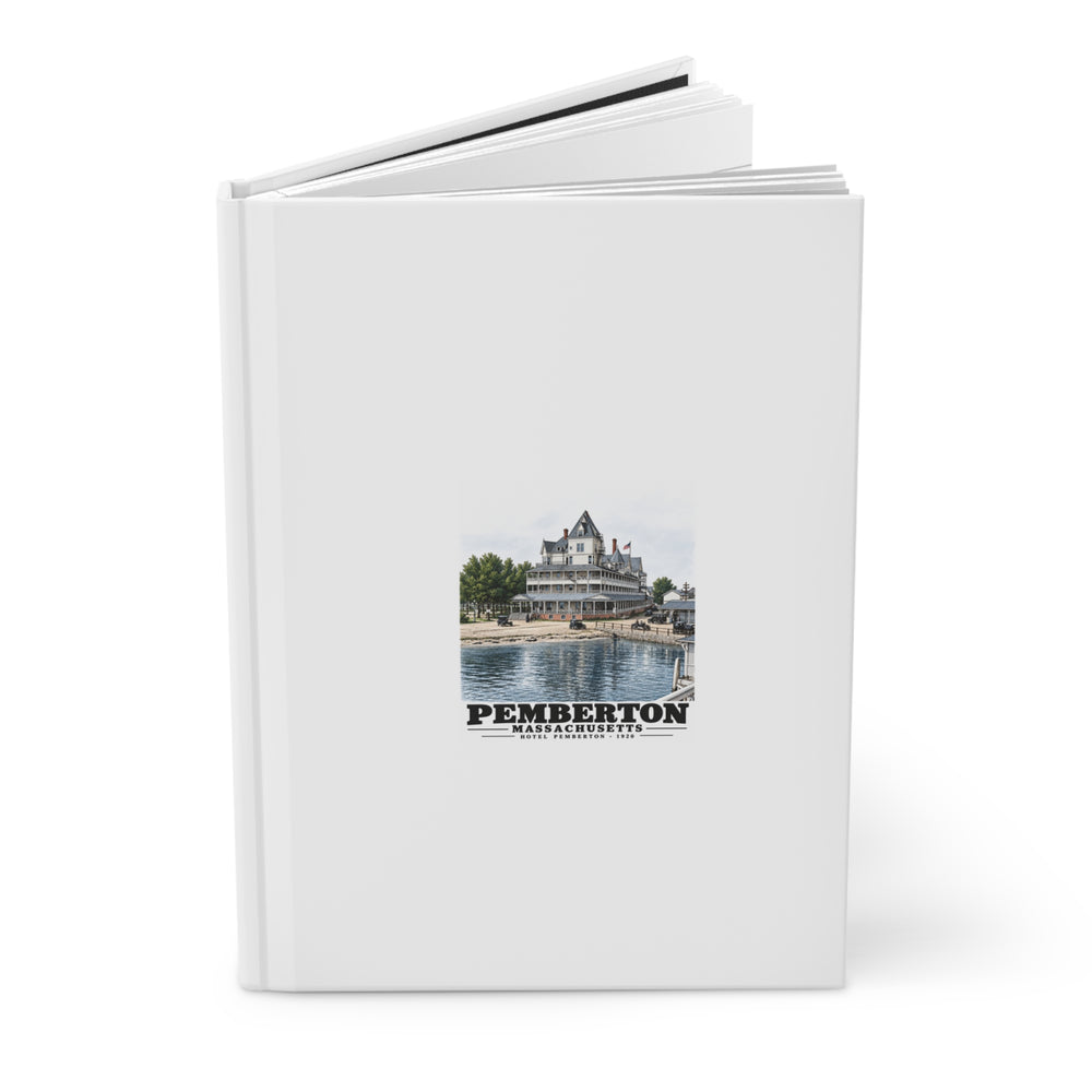 Hotel Pemberton, Nantasket Matte Hardcover Journal - Boston Harbor