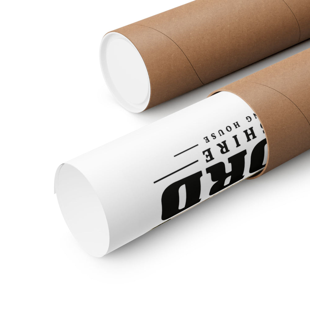 11 x 14 printed poster roll of Presbyterian Meeting House matte poster, Bedford, New Hampshire.