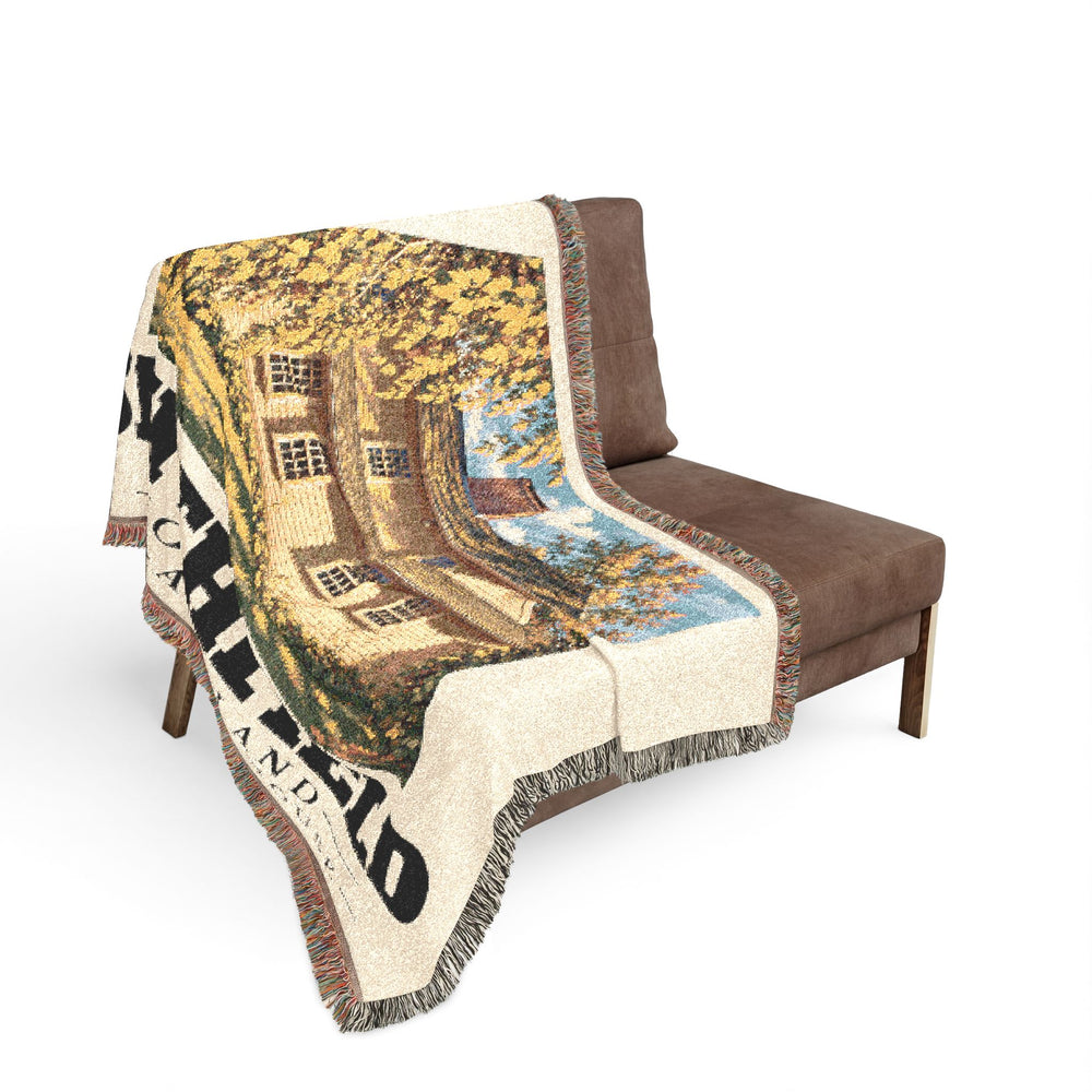 Smith-Appleby House — Smithfield, Rhode Island Woven Blanket