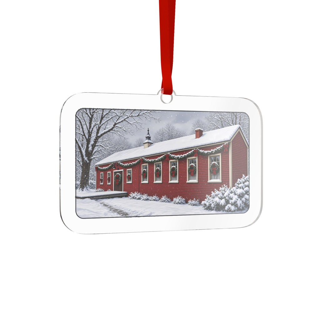 Little Red Shop — Hopedale, MA Christmas Ornament