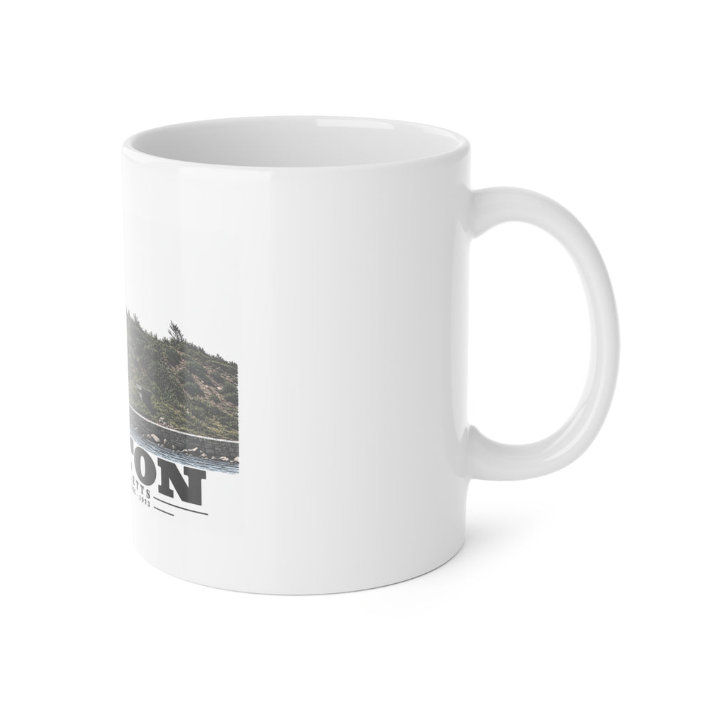 Long Island Lighthouse 11 oz White Ceramic Mug - Boston Harbor