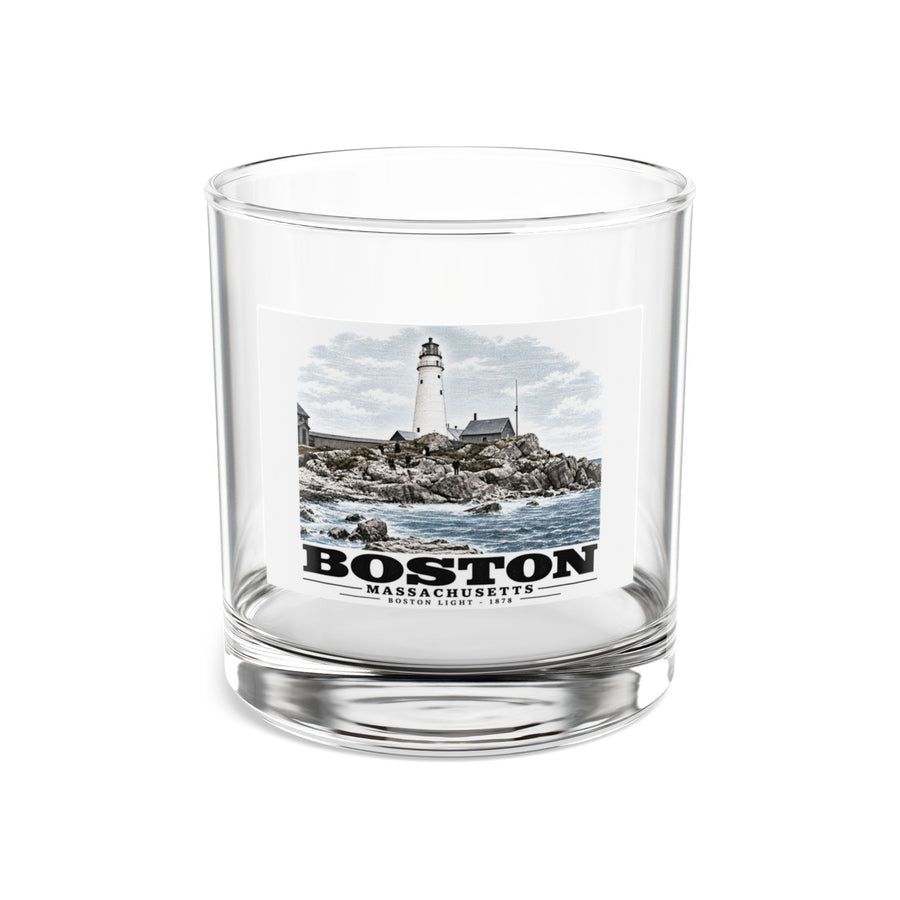 Boston Light, Boston Harbor, Mass. 10 oz Rocks Glass - Boston Harbor