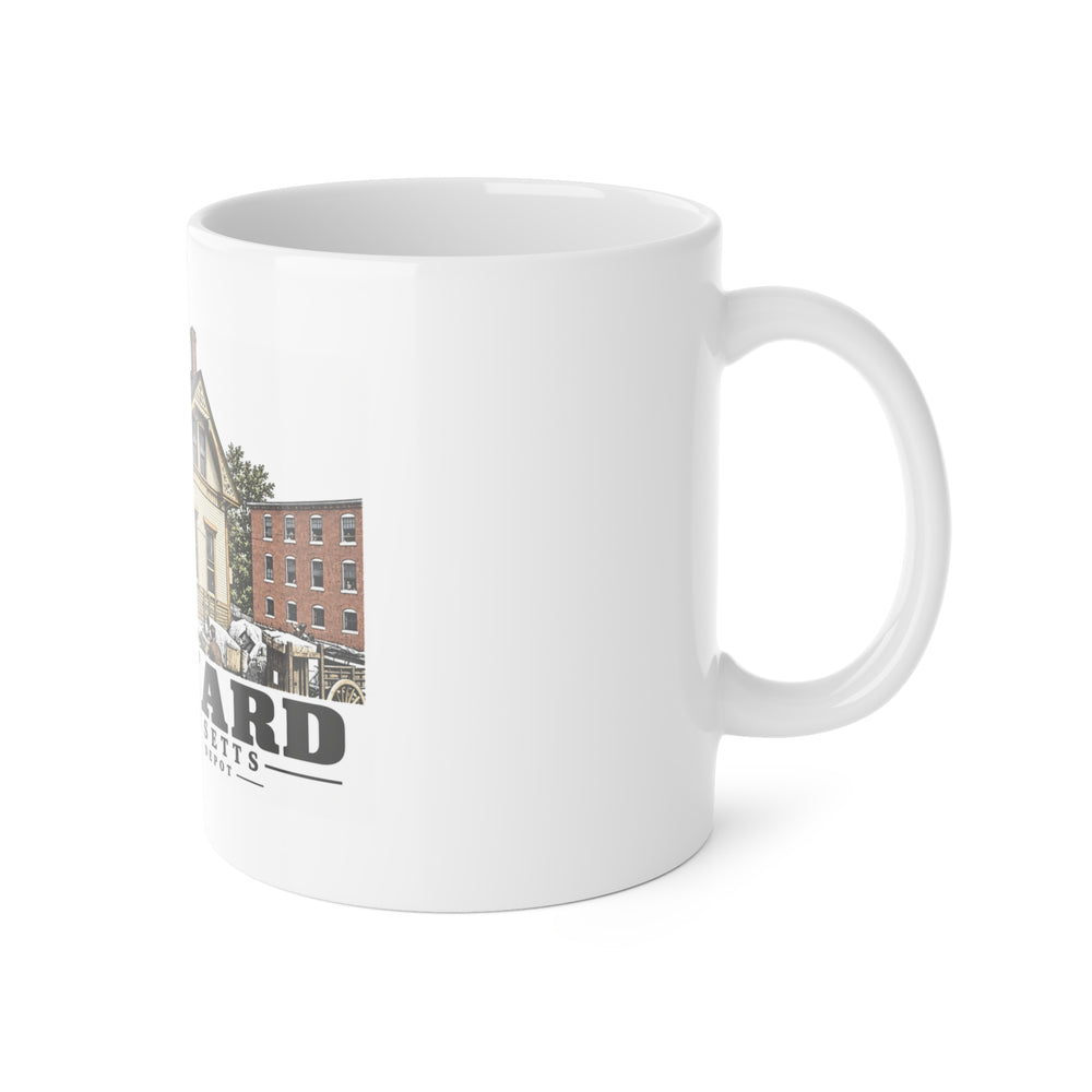 Maynard Boston & Maine Depot 11 oz White Ceramic Mug — Assabet Valley Goods