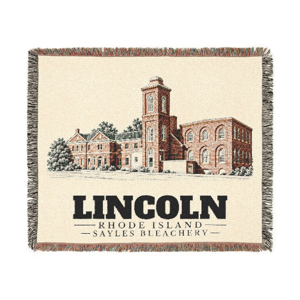 Sayles Bleachery — Lincoln, Rhode Island woven blanket, product view 1