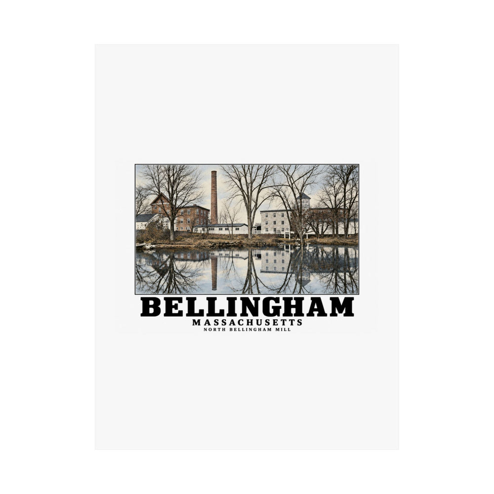The North Bellingham Mill, plate following printed page 144 Matte Heritage Poster — 11 × 14 and 18 × 24 in - Charles River