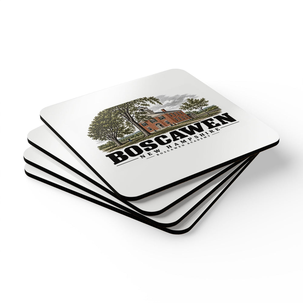 Boscawen Boscawen Academy Cork Back Coaster Set - Merrimack Valley Goods