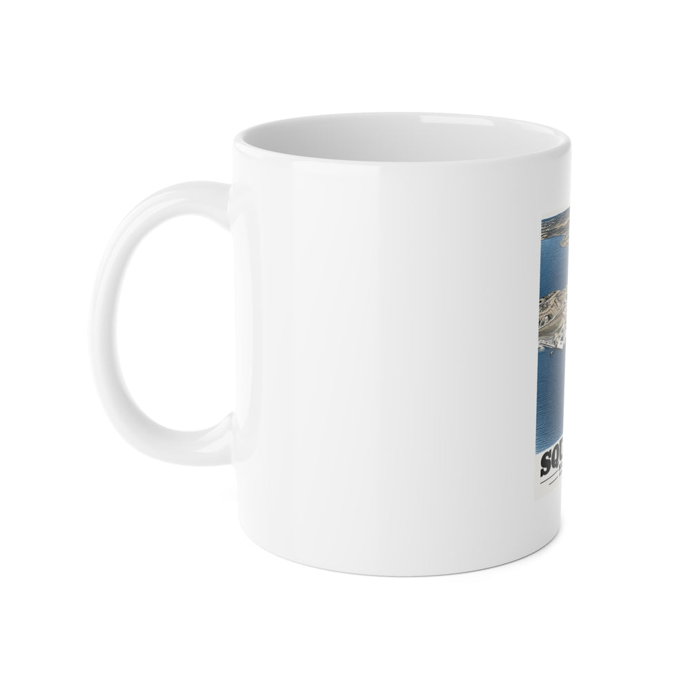U.S. Naval Air Station, Squantum, MA 11 oz White Ceramic Mug - Boston Harbor