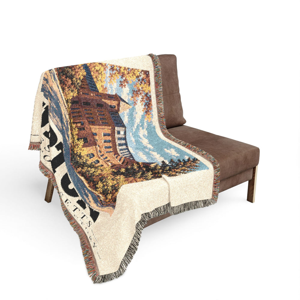 Knowlton Hat Factory — Upton, Massachusetts Woven Blanket