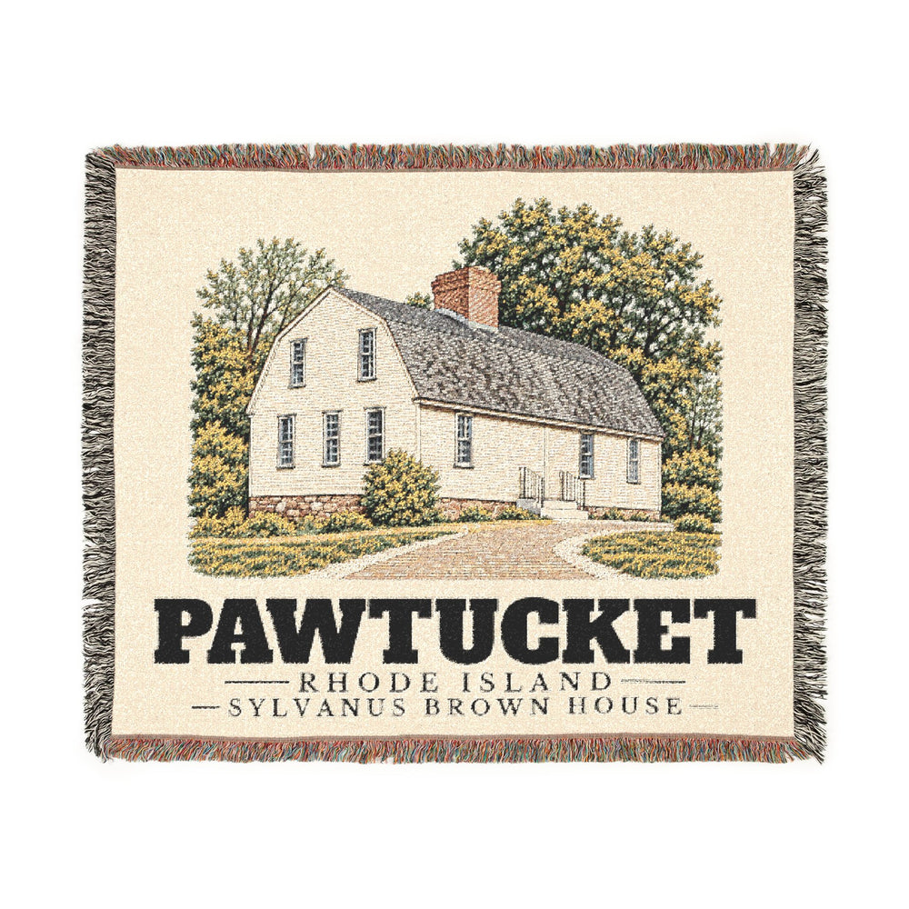Sylvanus Brown House — Pawtucket, Rhode Island woven blanket, product view 1