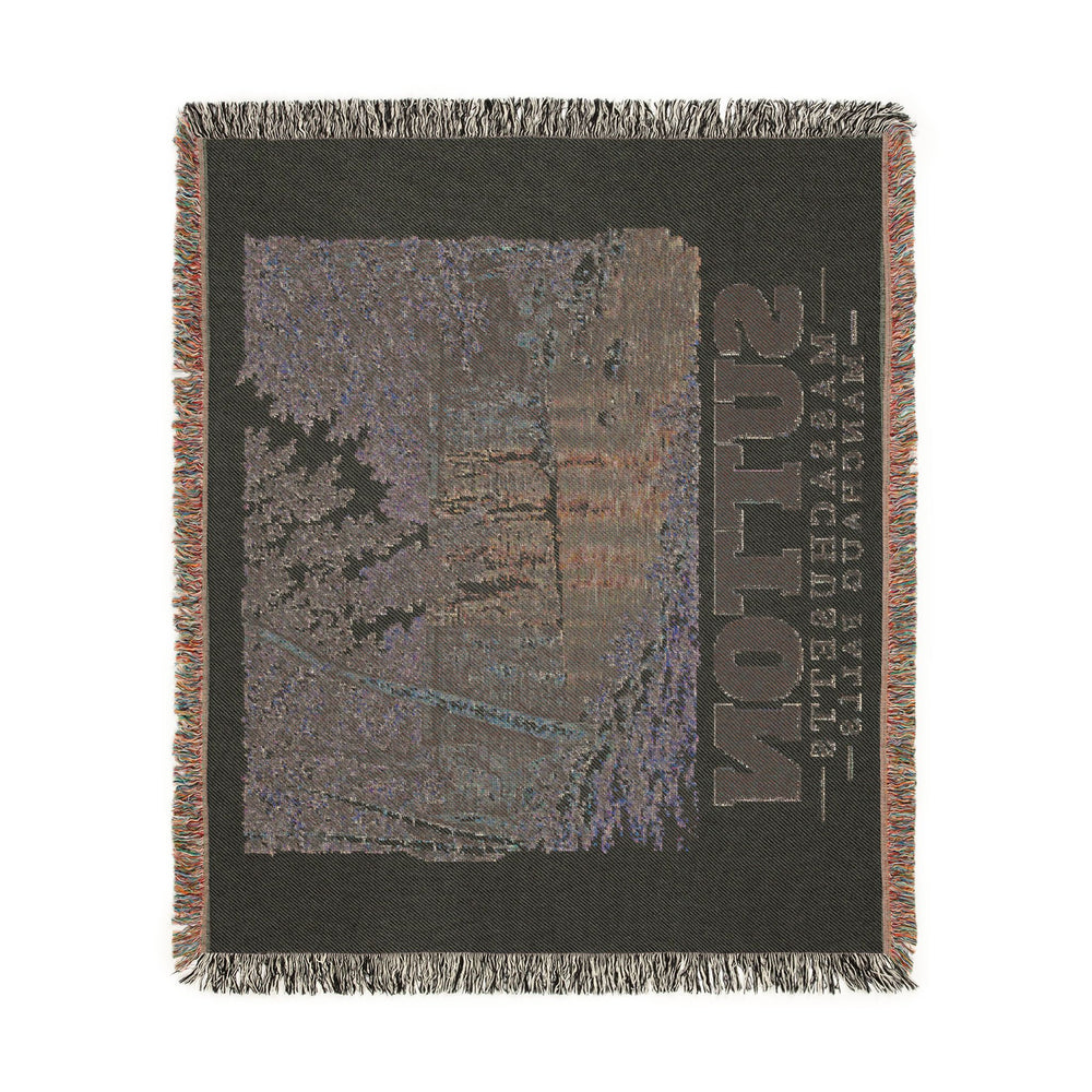 Manchaug Falls — Sutton, Massachusetts woven blanket, product view 4