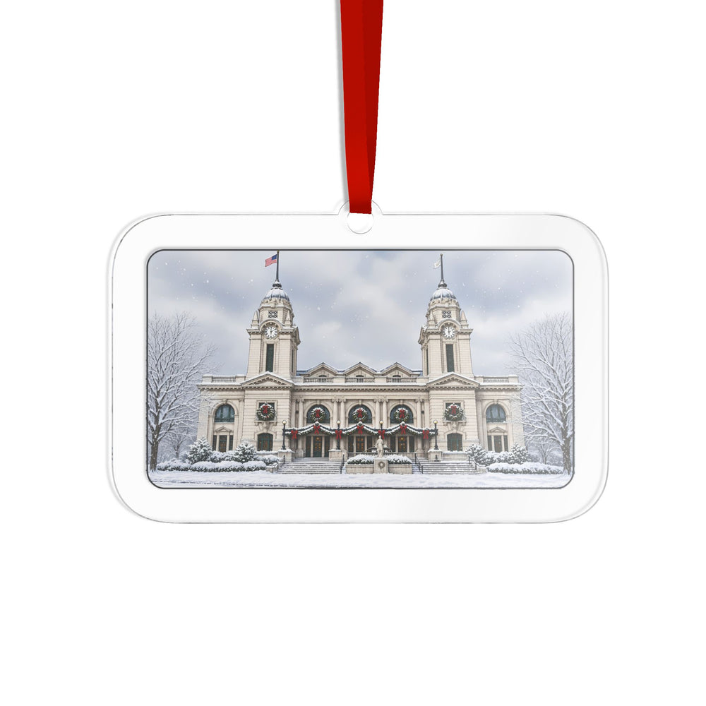 Union Station — Worcester, MA Christmas Ornament