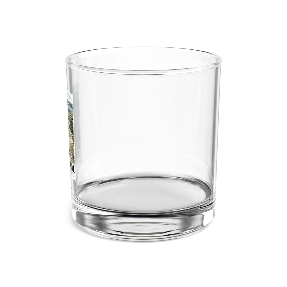 Illustrated Hingham Shipyard Construction in Hingham on rocks glass