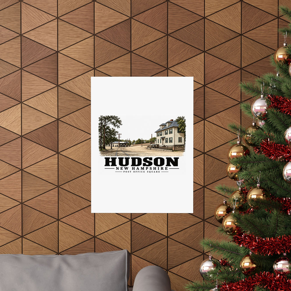 18 x 24 room view of Post Office Square matte poster, Hudson, New Hampshire.