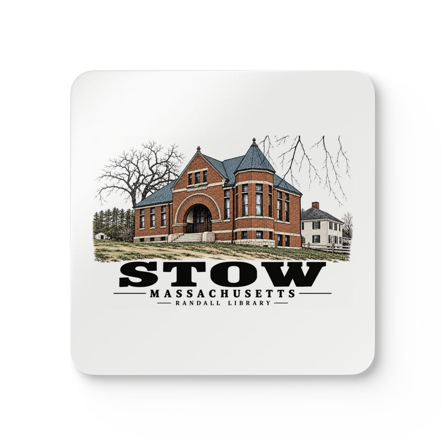 STOW Randall Library Cork Back Coaster - Assabet Valley Goods