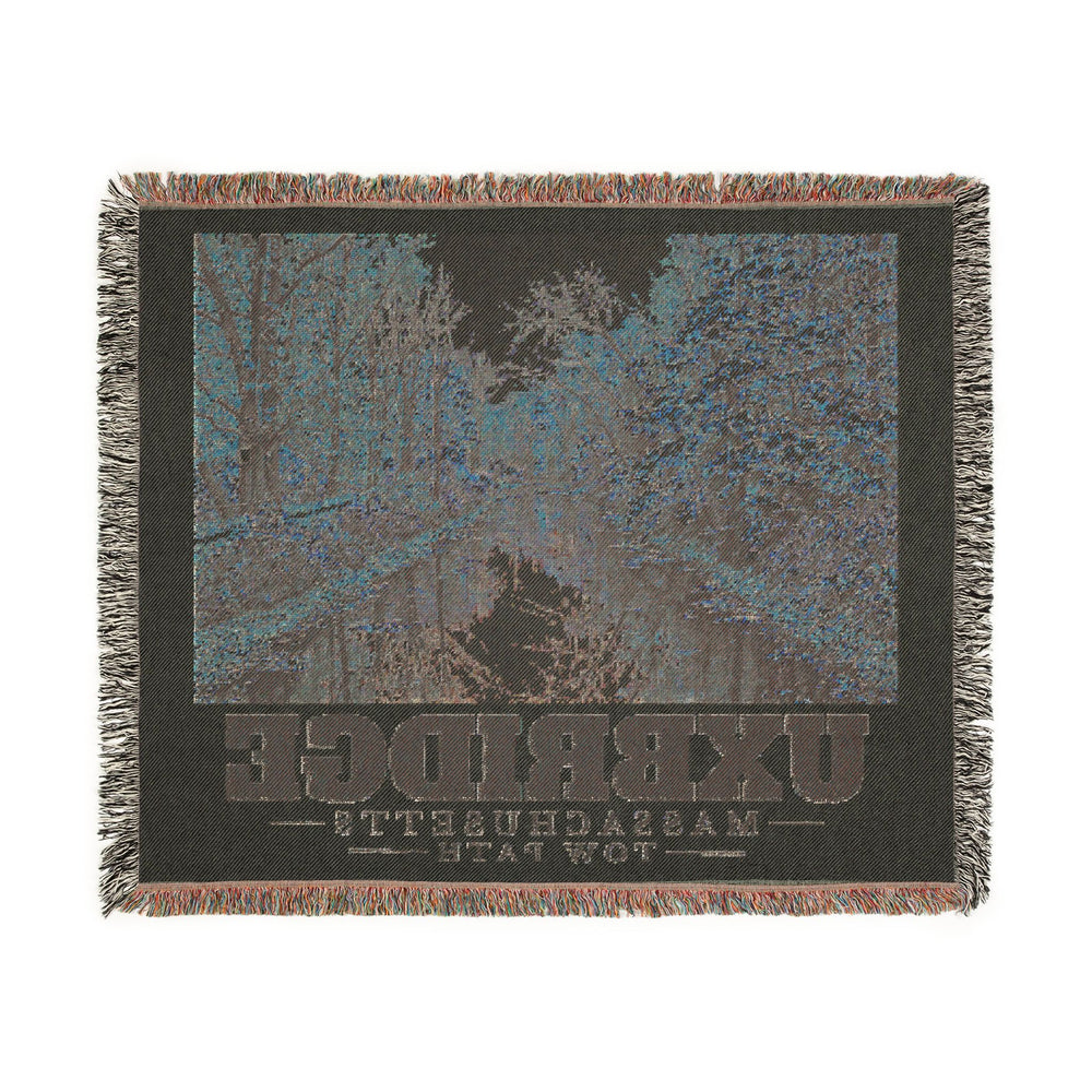 Tow Path — Uxbridge, Massachusetts woven blanket, product view 3