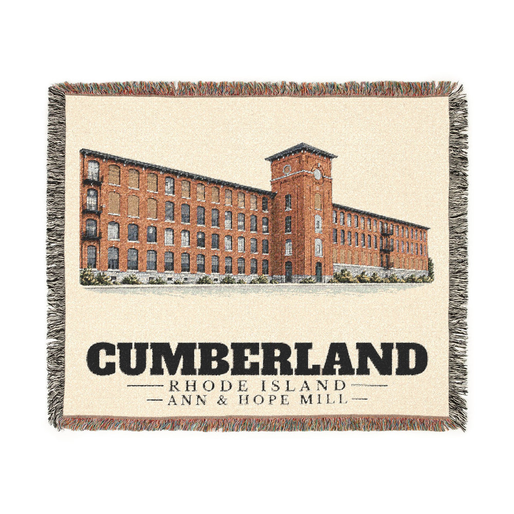 Ann & Hope Mill — Cumberland, Rhode Island woven blanket, product view 1