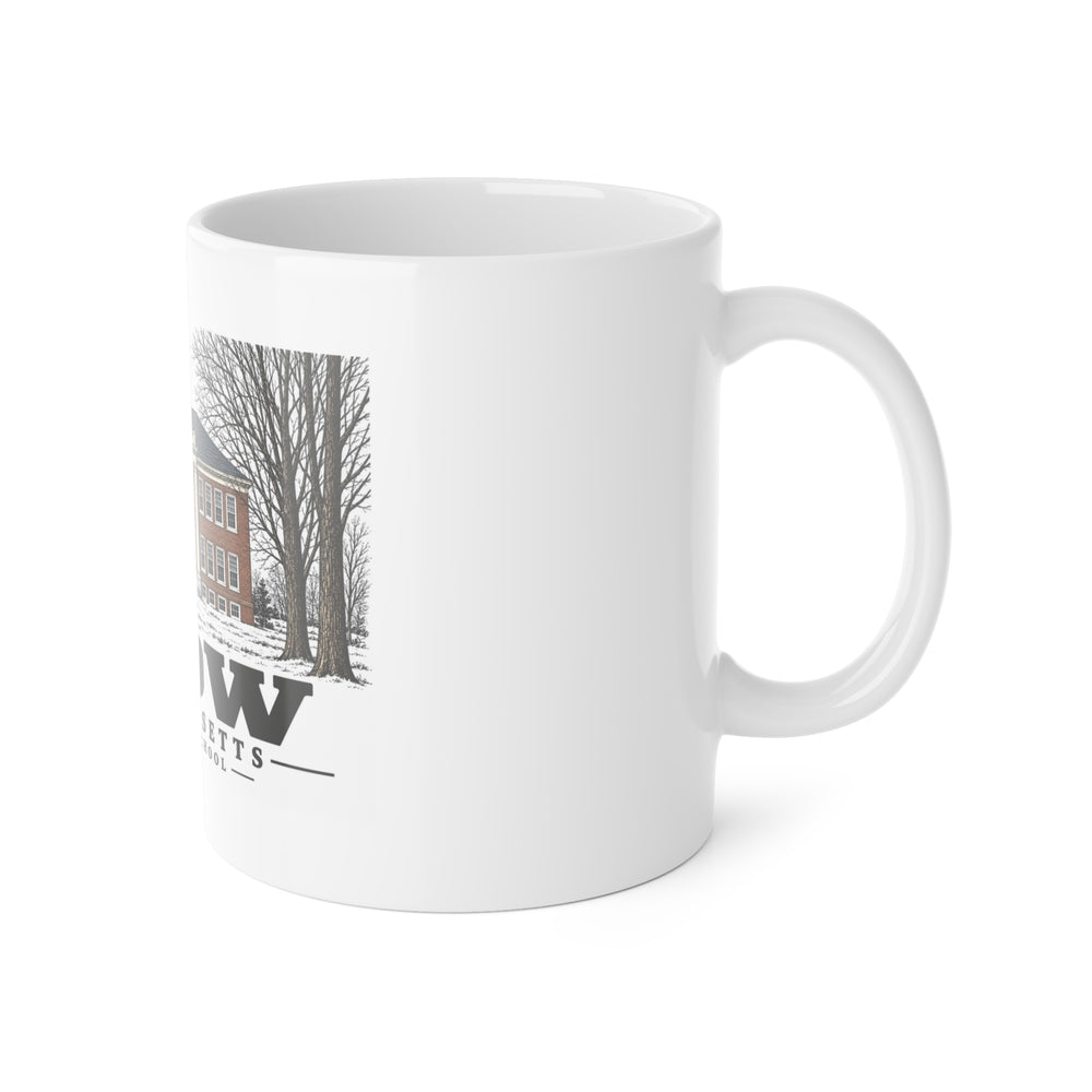 STOW New Union School 11 oz White Ceramic Mug - Assabet Valley Goods