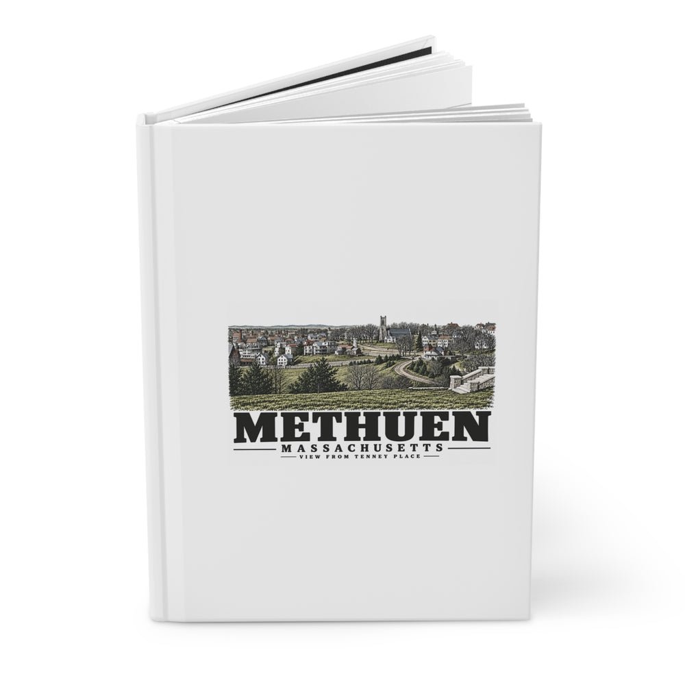 Methuen View of Methuen from the Tenney Place Matte Hardcover Journal - Merrimack Valley Goods