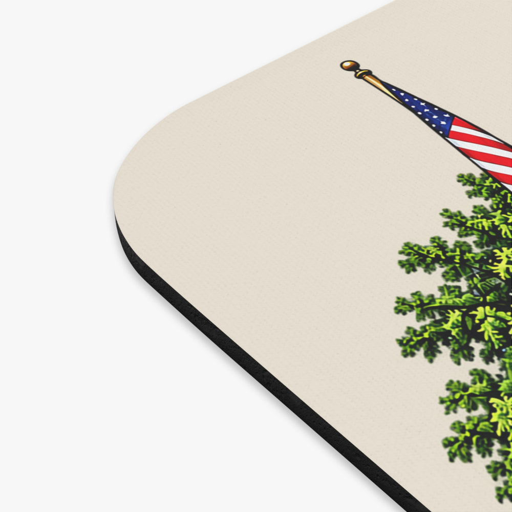 Northbridge United Methodist Church mouse pad mockup showing the full illustrated print