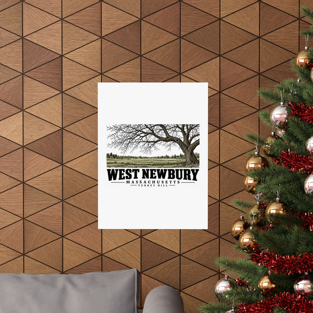 18 x 24 room view of Turkey Hill matte poster, West Newbury, Massachusetts.