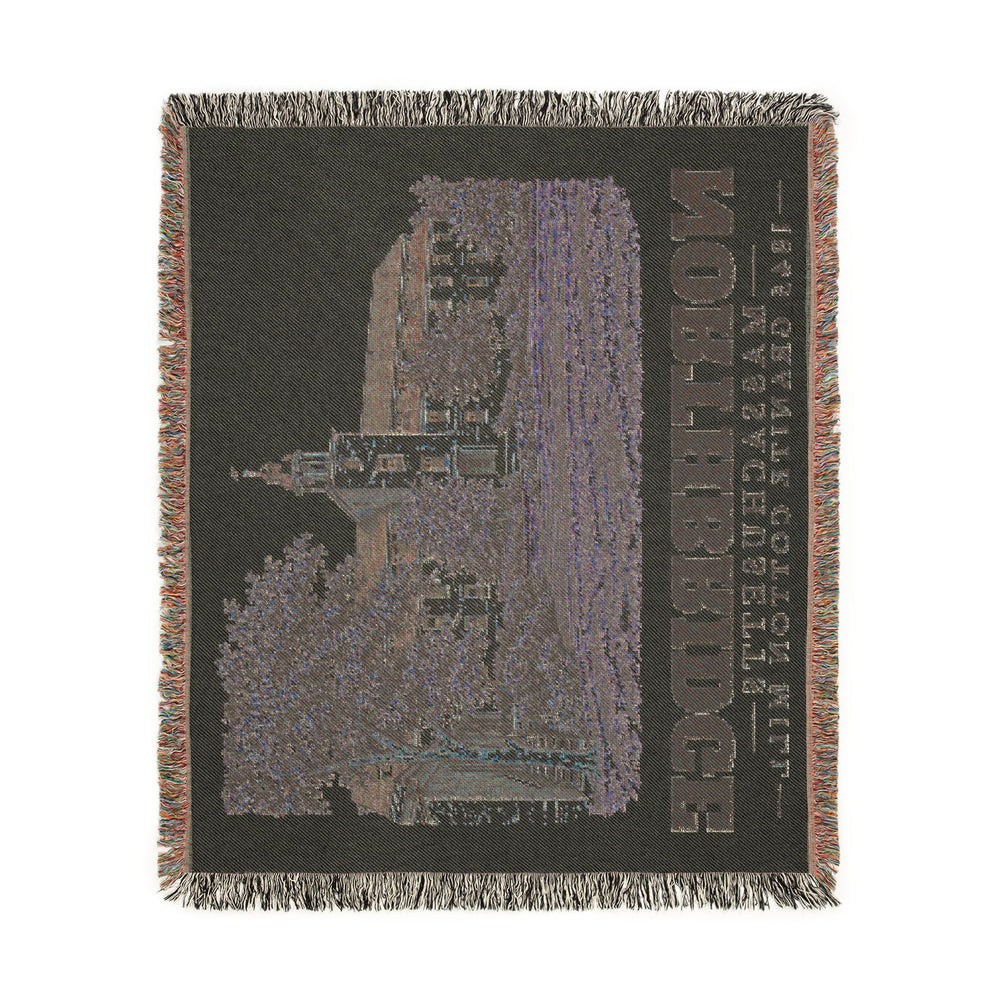 1845 Granite Cotton Mill — Northbridge, Massachusetts woven blanket, product view 4