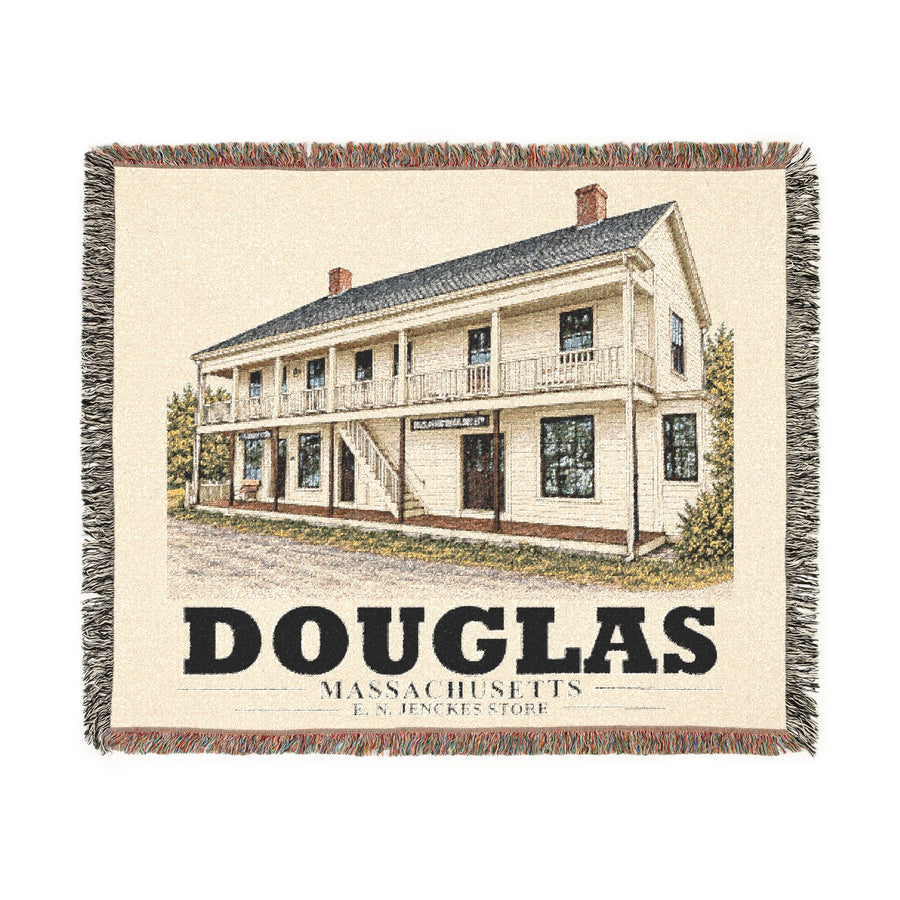 E. N. Jenckes Store — Douglas, Massachusetts Woven Blanket
