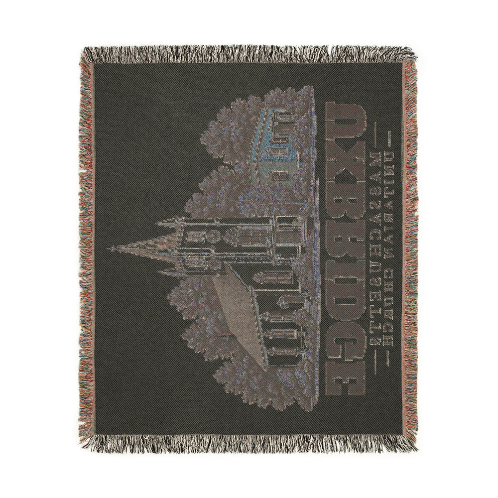 Unitarian Church — Uxbridge, Massachusetts Woven Blanket