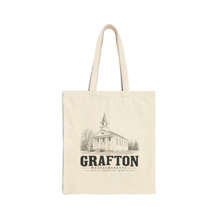 Grafton Baptist Church of Grafton Heavy Canvas Tote - Natural - front product view