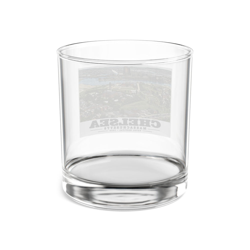 Naval Hospital Chelsea 10 oz Rocks Glass - Boston Harbor