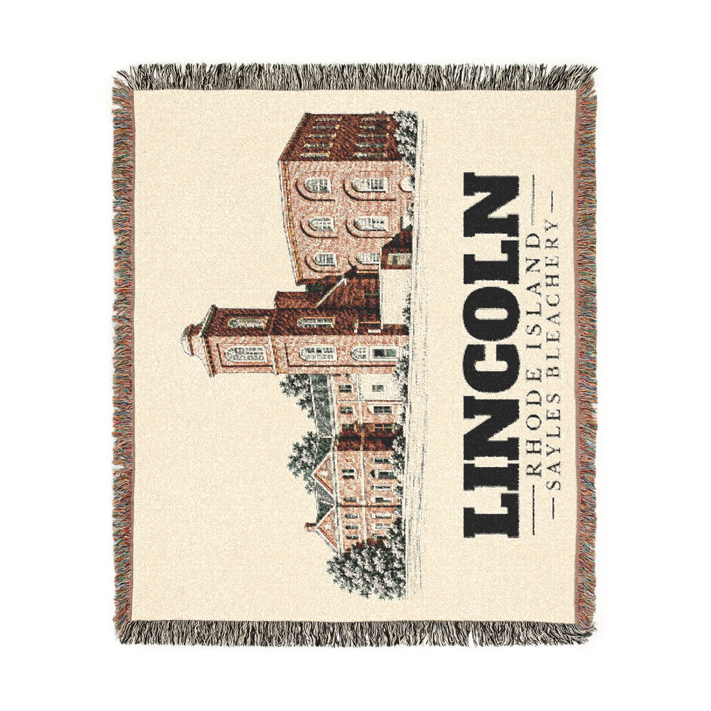 Sayles Bleachery — Lincoln, Rhode Island woven blanket, product view 2