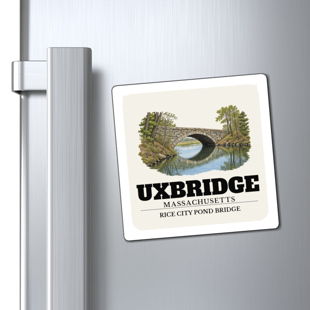 Uxbridge Rice City Pond Bridge 4 in Magnet