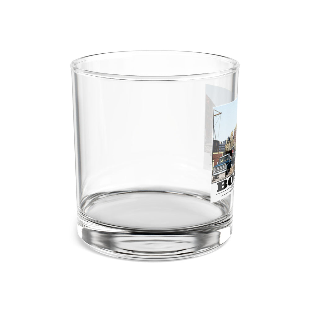 From end of Long Wharf 10 oz Rocks Glass - Boston Harbor