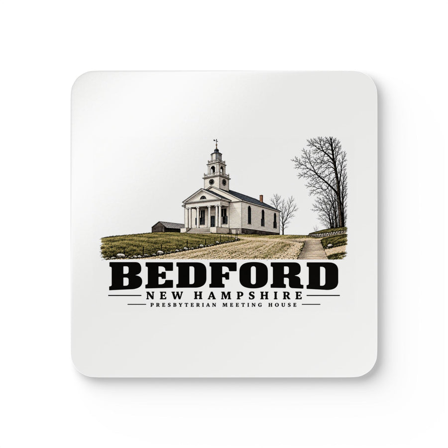 Bedford Presbyterian Meeting-House Cork Back Coaster Set - Merrimack Valley Goods