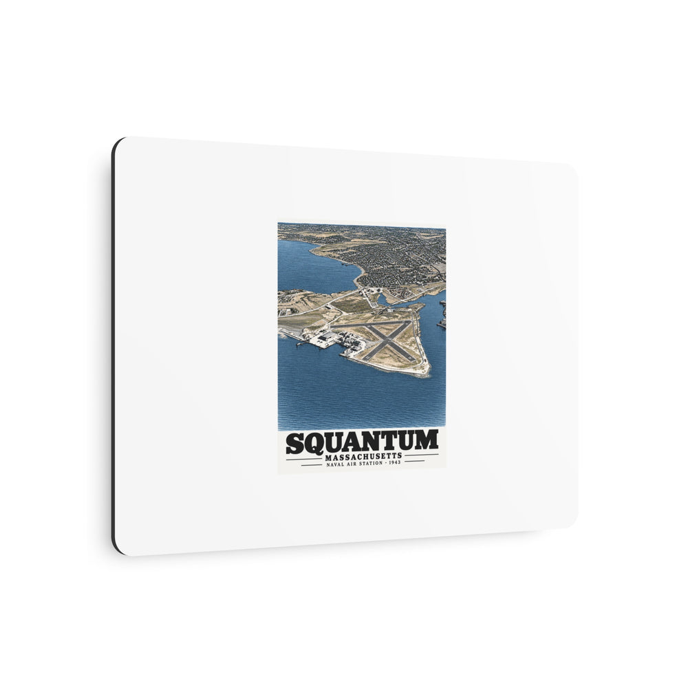 U.S. Naval Air Station, Squantum, MA 7 × 5 in Horizontal Metal Wall Art - Boston Harbor