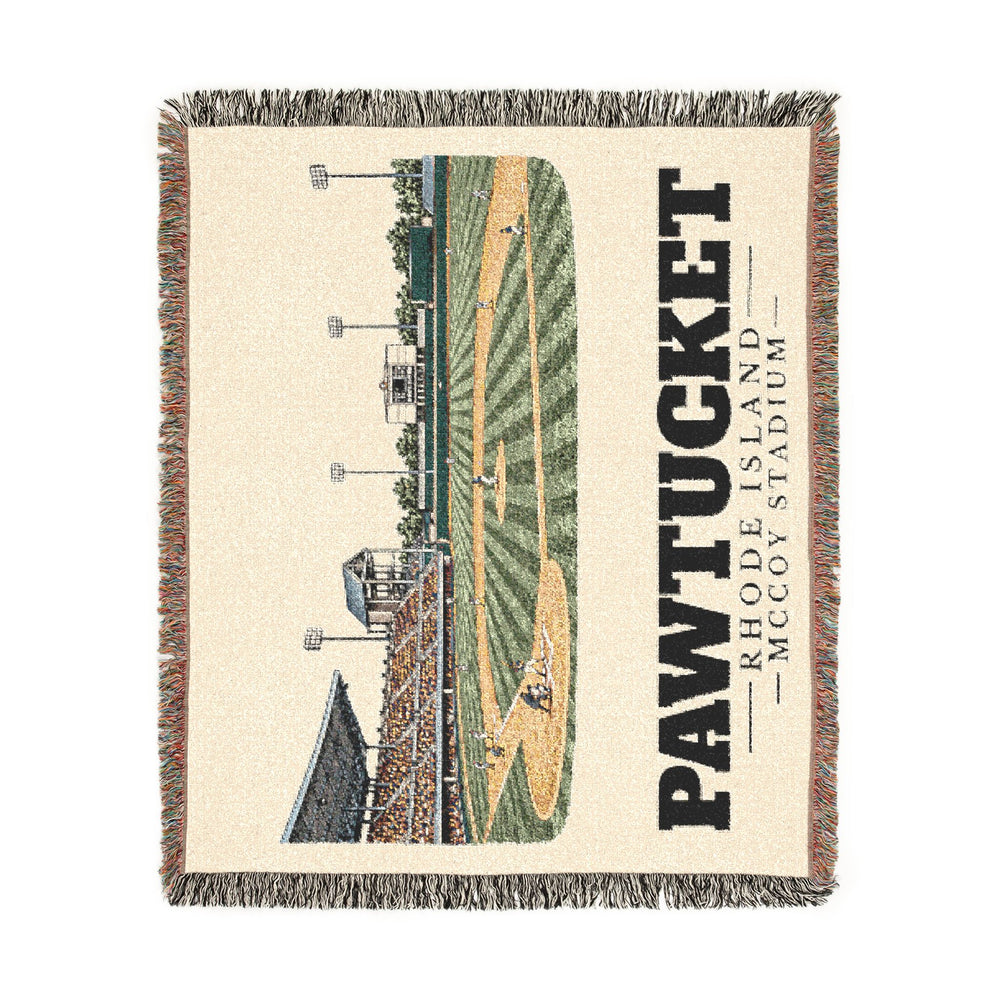 McCoy Stadium — Pawtucket, Rhode Island woven blanket, product view 2